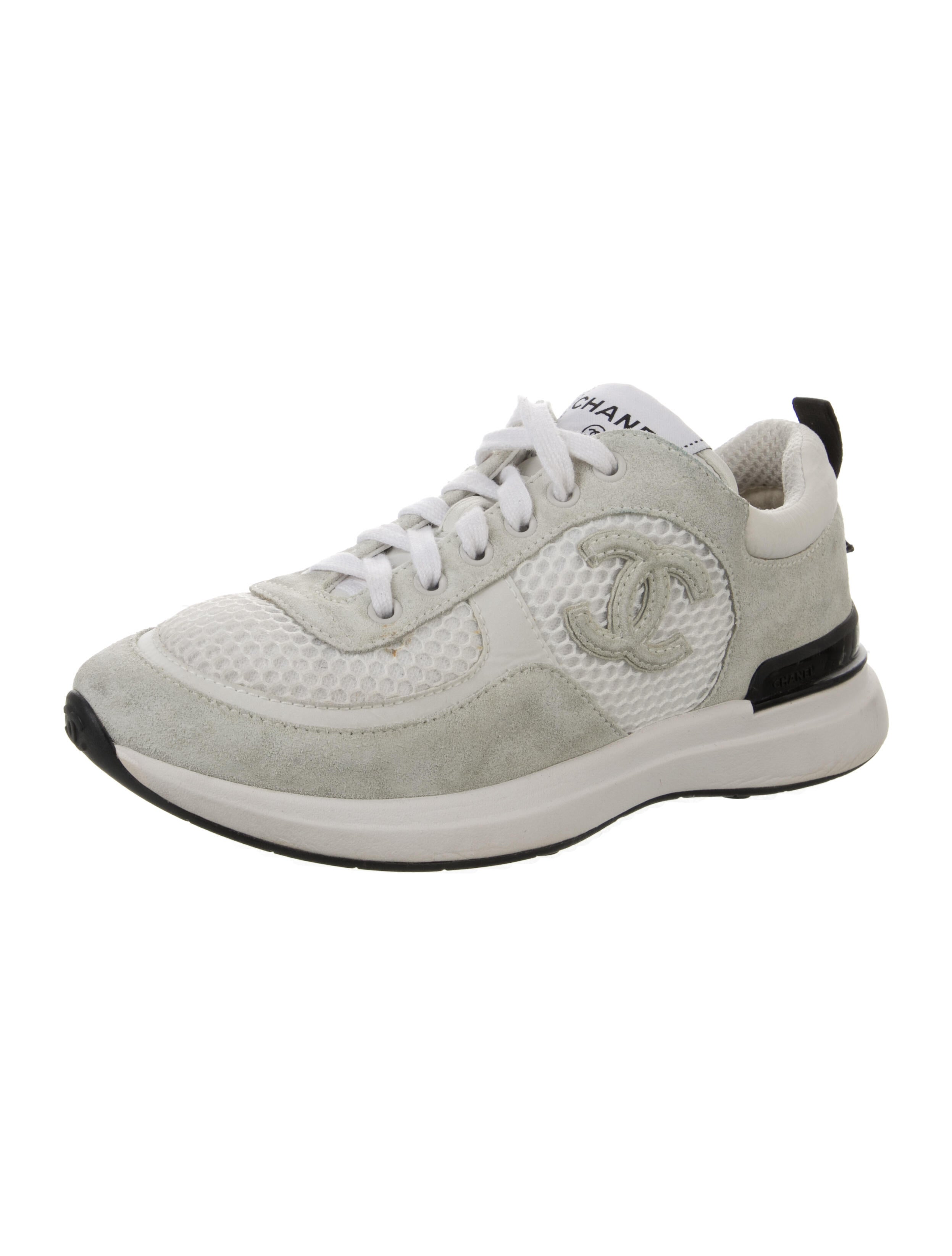 Chanel 2022 Interlocking CC Logo Sneakers