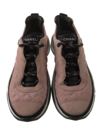 Chanel Interlocking CC Logo Mesh Sneakers