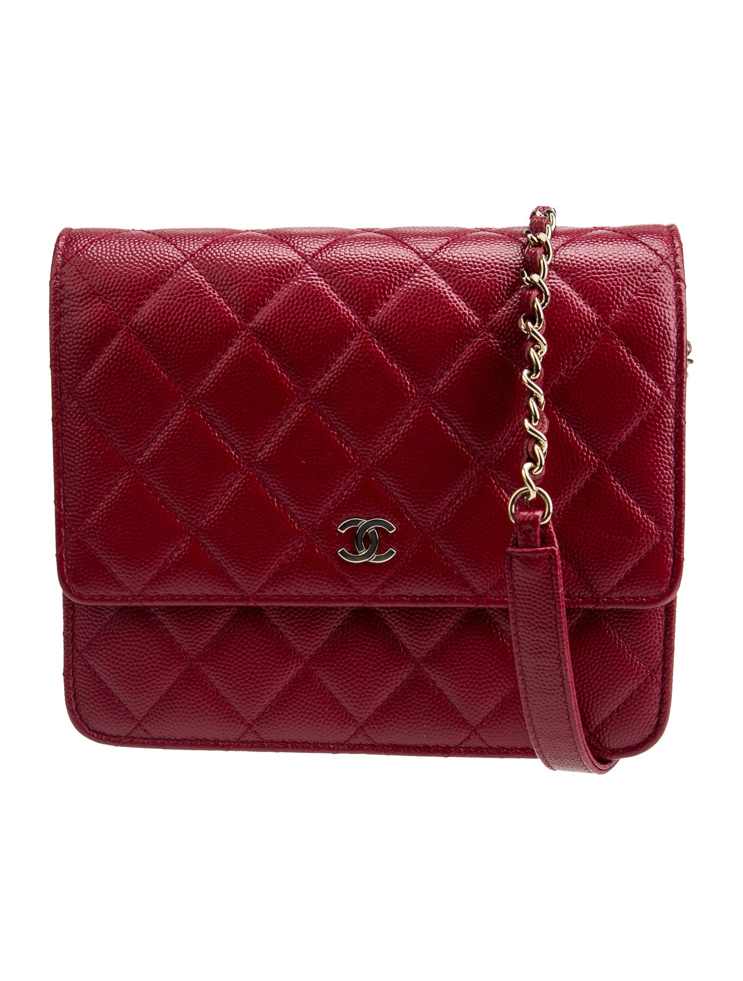 Chanel Square Classic Wallet On Chain