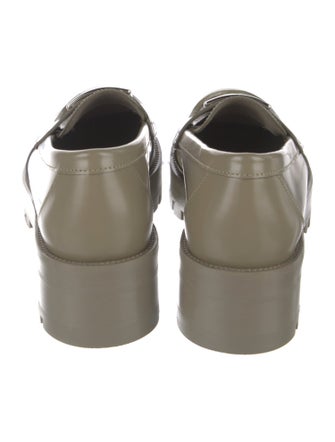 Chanel Interlocking CC Logo Patent Leather Loafers