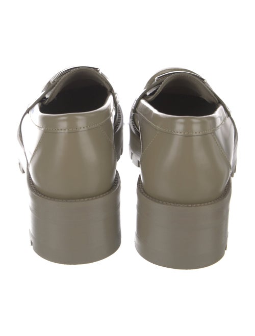 Chanel Interlocking CC Logo Patent Leather Loafers