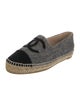 Chanel Interlocking CC Logo Wool Espadrilles