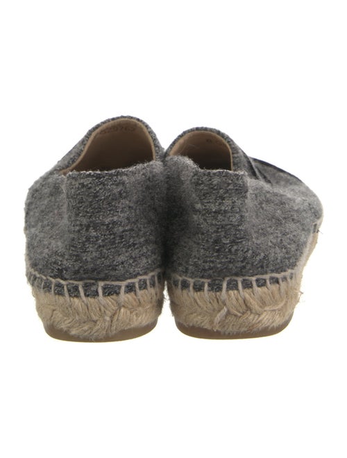 Chanel Interlocking CC Logo Wool Espadrilles