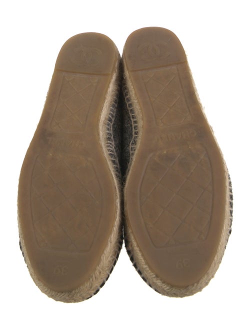 Chanel Interlocking CC Logo Wool Espadrilles