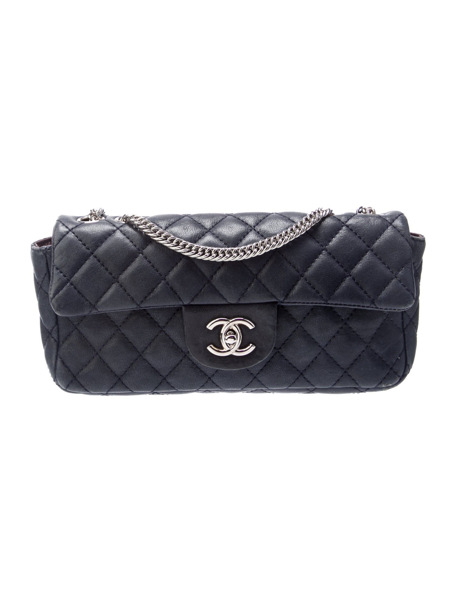 Chanel Quilted E/W Flap Bag