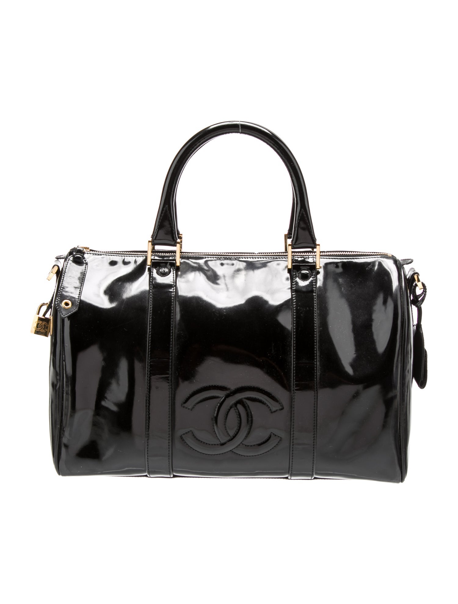 Chanel Patent Timeless CC Duffle Bag