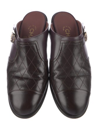 Chanel 2016 Interlocking CC Logo Mules