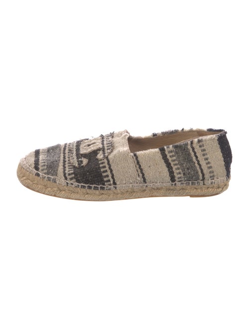 Chanel Interlocking CC Logo Canvas Espadrilles
