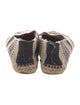 Chanel Interlocking CC Logo Canvas Espadrilles