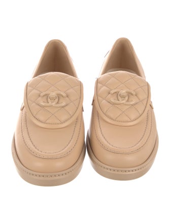 Chanel 2024 Interlocking CC Logo Loafers