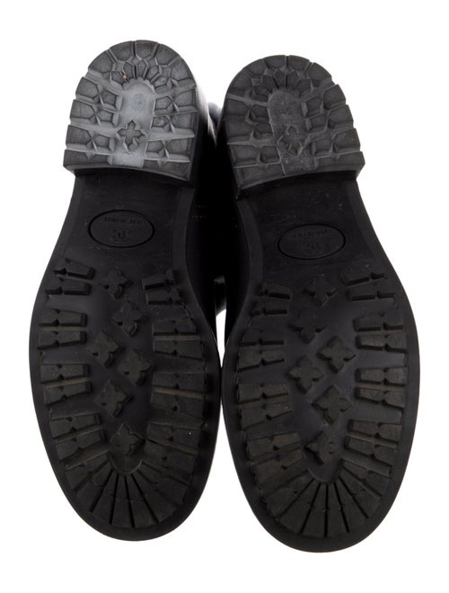 Chanel Interlocking CC Logo Leather Boots
