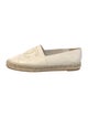 Chanel Interlocking CC Logo Lambskin Espadrilles