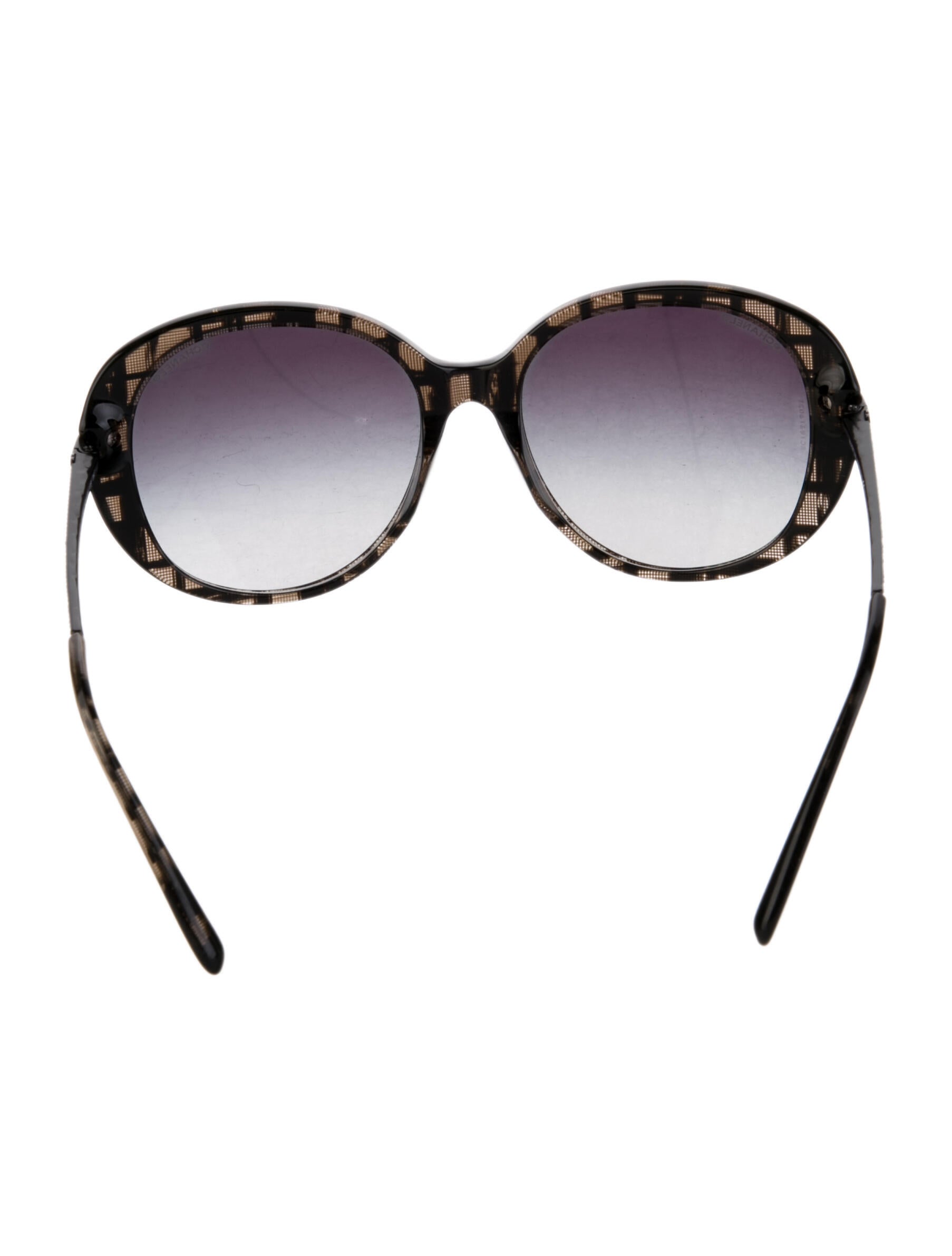 Chanel Interlocking CC Logo Oversize Sunglasses