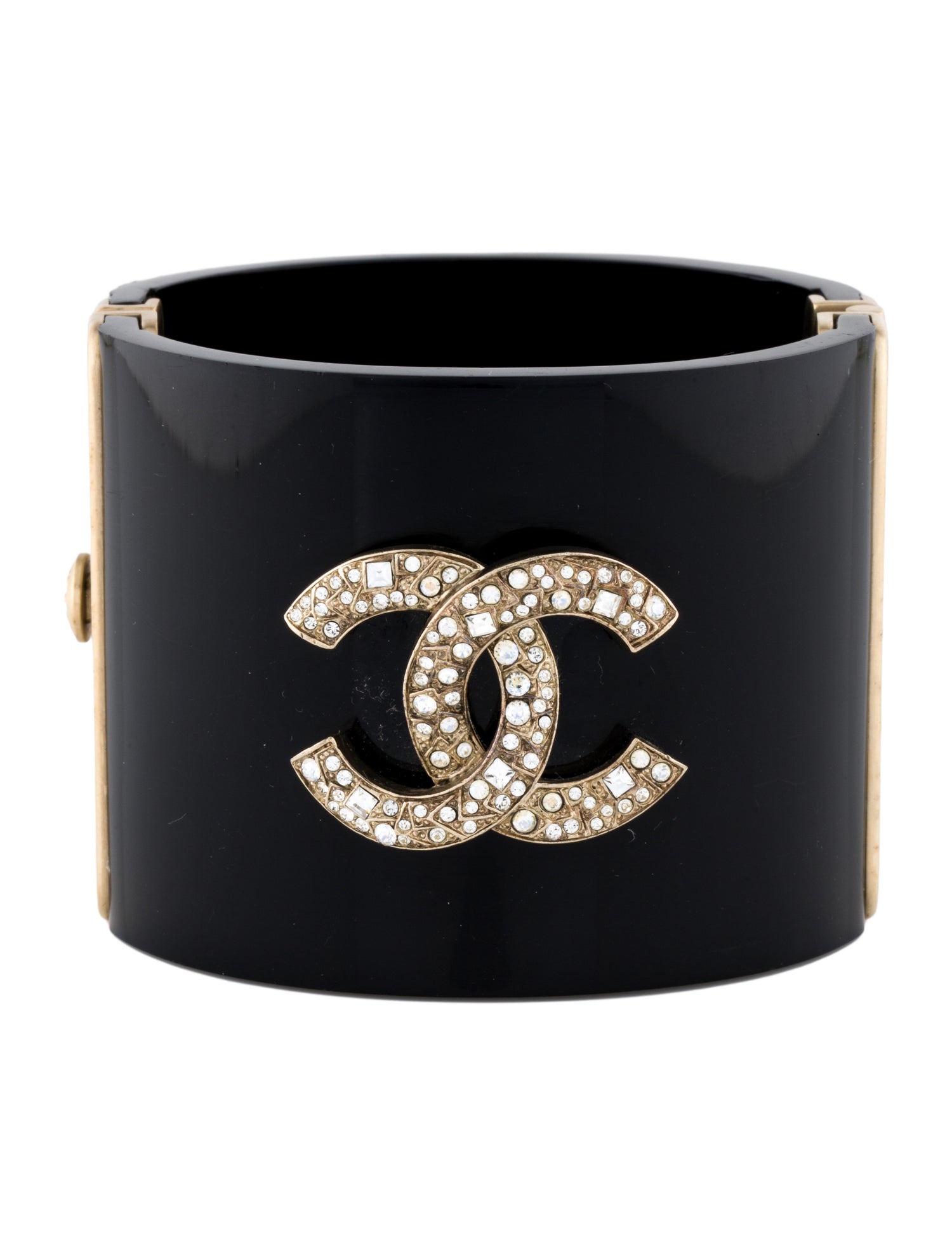 Chanel Resin & Strass CC Bracelet