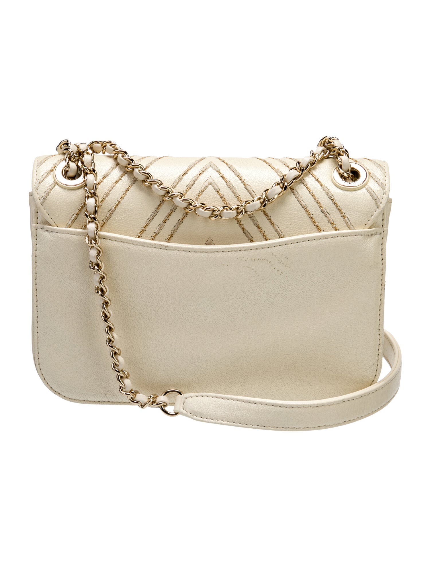 Chanel Subtle Chevron Flap Bag