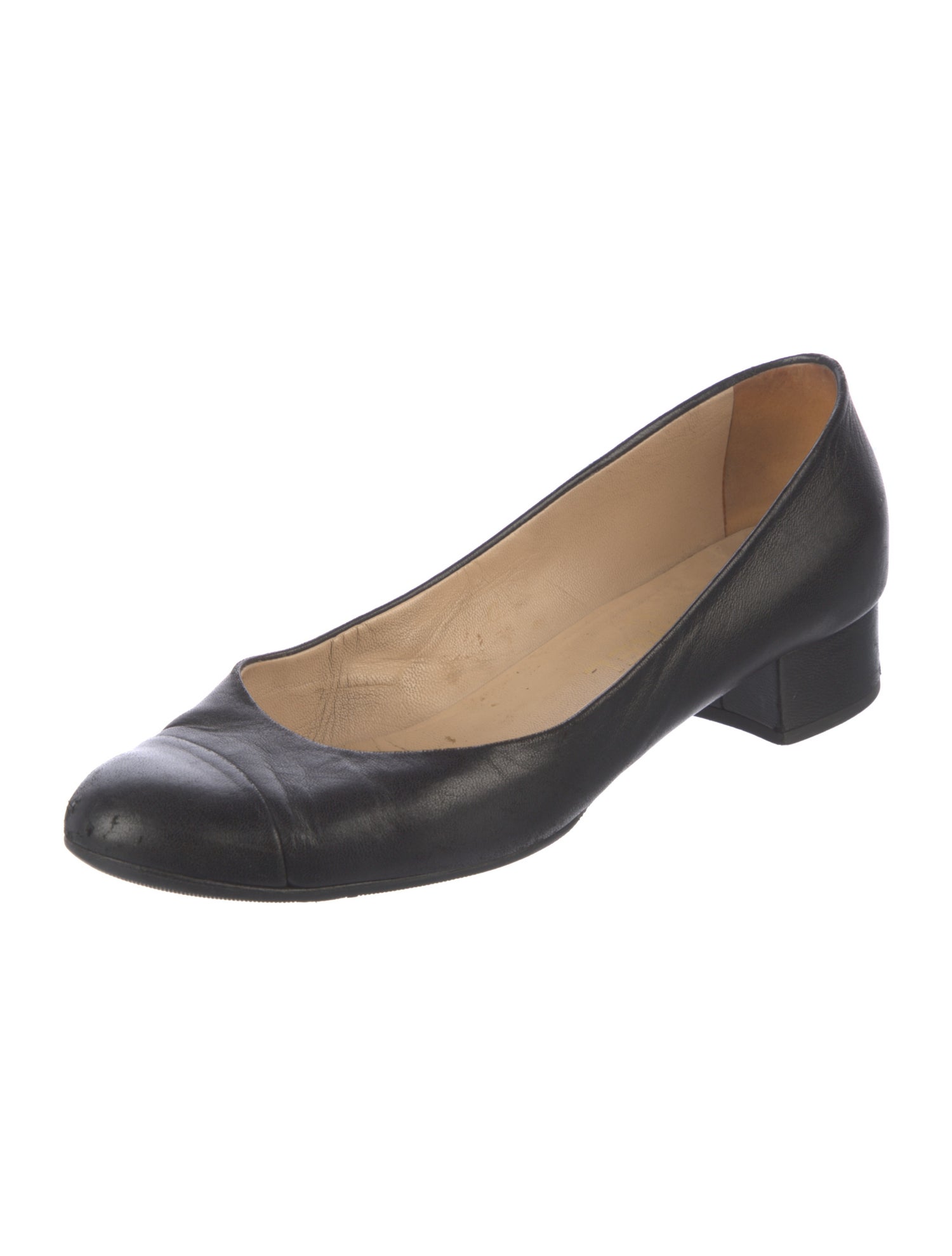 Chanel Vintage Interlocking CC Logo Pumps