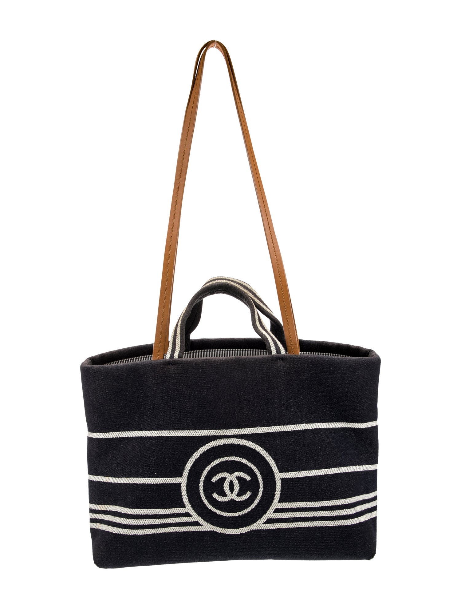 Chanel Denim Large Shopping Tote