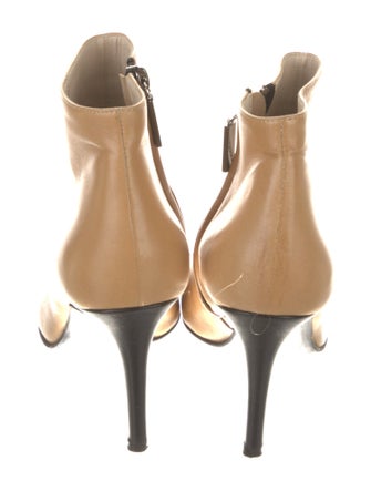 Chanel Interlocking CC Logo Leather Boots