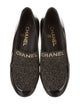 Chanel Patent Leather Graphic Print Loafers