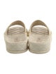 Chanel 2021 Interlocking CC Logo Espadrilles