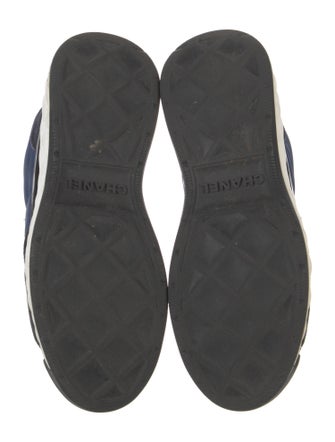 Chanel Interlocking CC Logo Nylon Sneakers