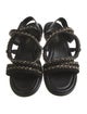 Chanel 2022 Interlocking CC Logo Gladiator Sandals