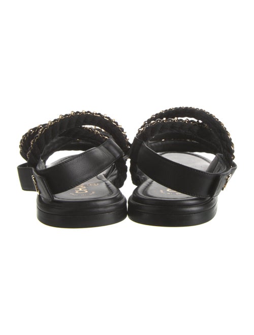 Chanel 2022 Interlocking CC Logo Gladiator Sandals