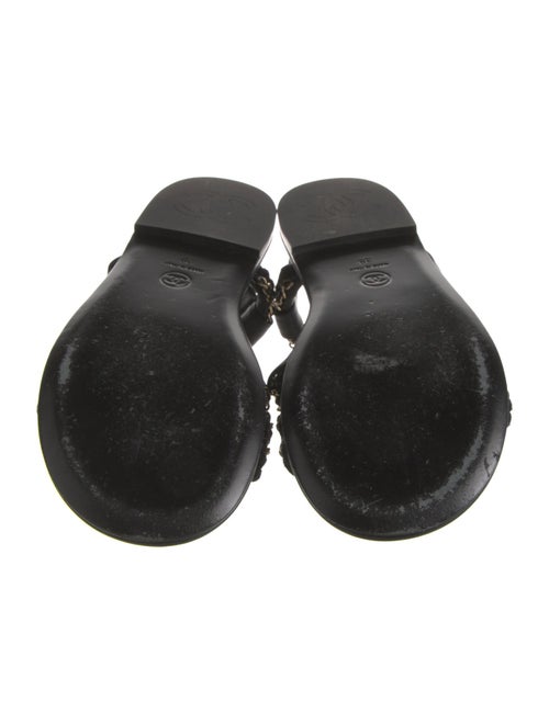 Chanel 2022 Interlocking CC Logo Gladiator Sandals