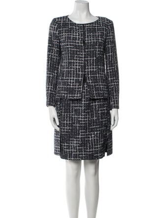 Chanel 2014 Tweed Pattern Dress Set