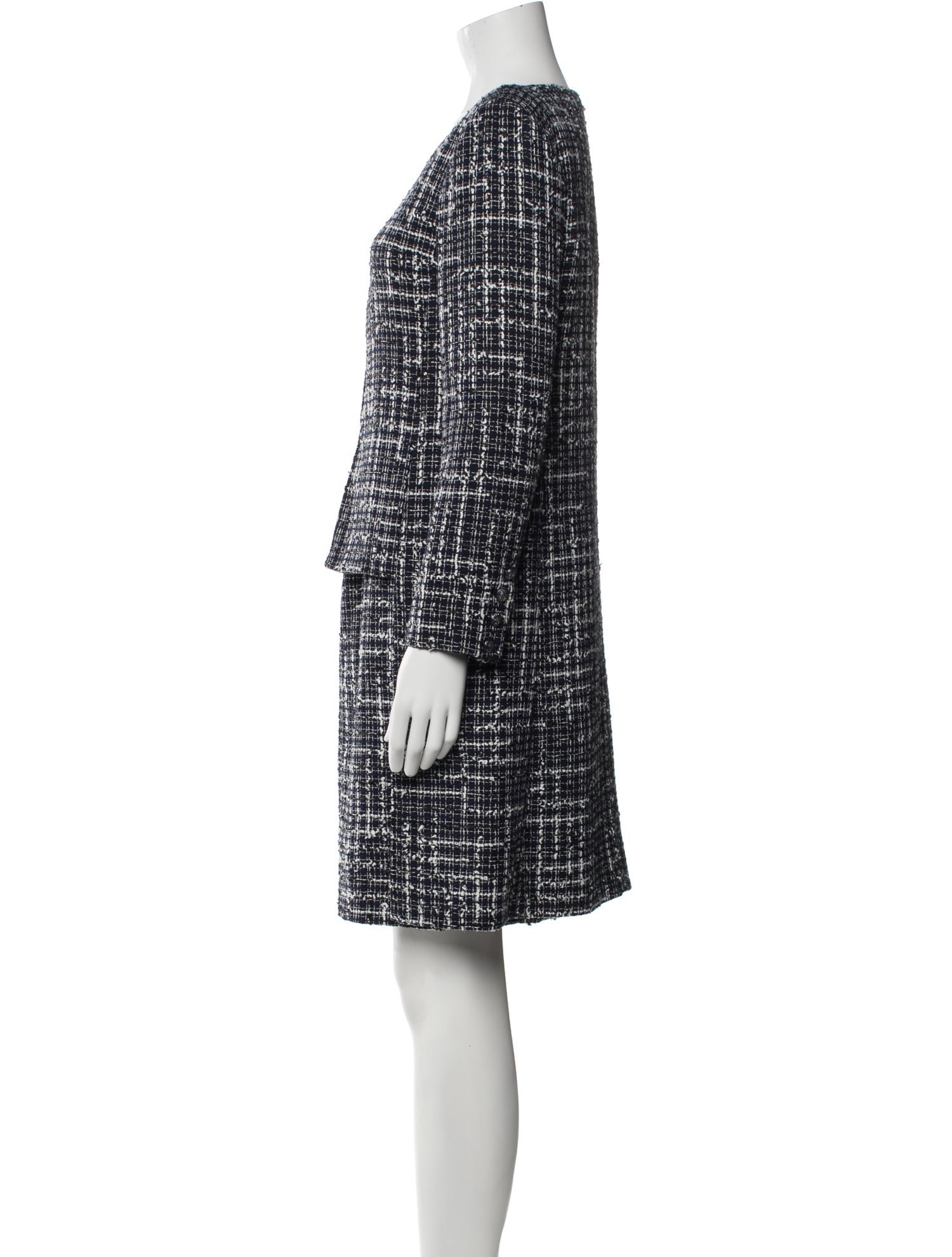 Chanel 2014 Tweed Pattern Dress Set
