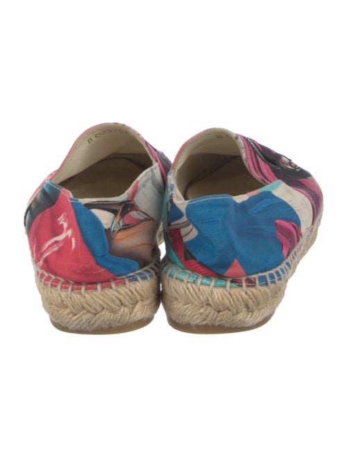 Chanel Interlocking CC Logo Canvas Espadrilles