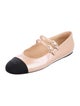 Chanel 2024 Interlocking CC Logo Mary Jane Flats