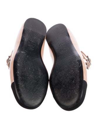 Chanel 2024 Interlocking CC Logo Mary Jane Flats