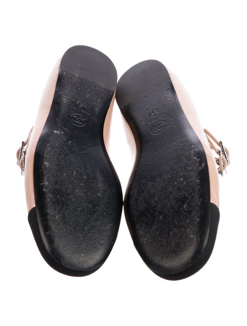 Chanel 2024 Interlocking CC Logo Mary Jane Flats