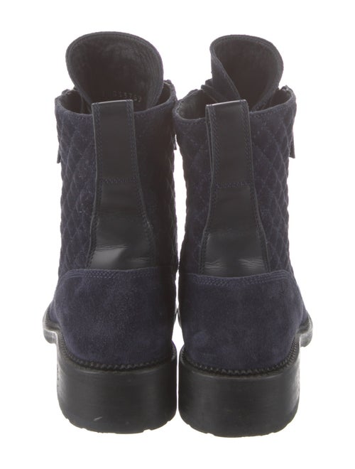 Chanel 2018 Interlocking CC Logo Combat Boots