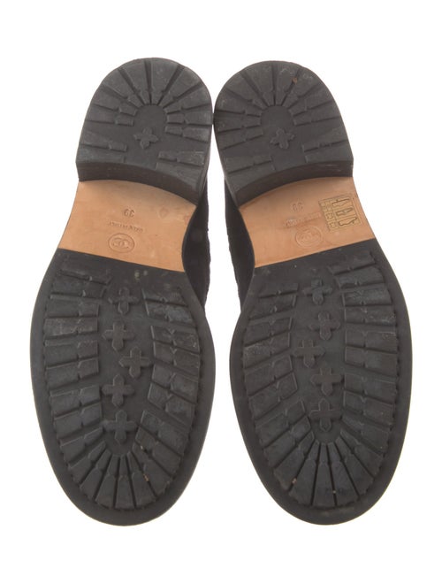 Chanel 2018 Interlocking CC Logo Combat Boots