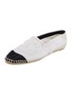 Chanel Interlocking CC Logo Canvas Espadrilles