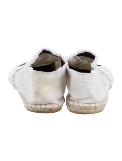 Chanel Interlocking CC Logo Canvas Espadrilles