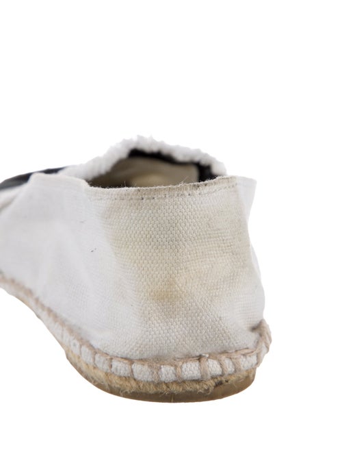 Chanel Interlocking CC Logo Canvas Espadrilles