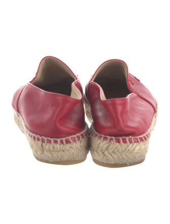 Chanel Interlocking CC Logo Lambskin Espadrilles