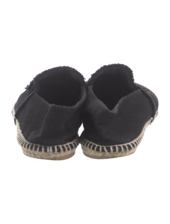 Chanel Interlocking CC Logo Canvas Espadrilles