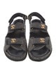 Chanel 2021 Interlocking CC Logo Slingback Sandals