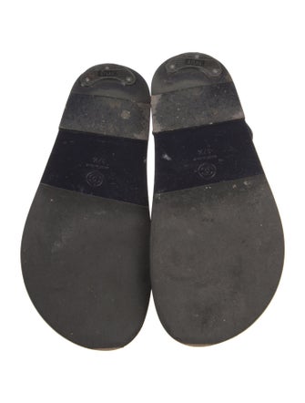 Chanel 2021 Interlocking CC Logo Slingback Sandals