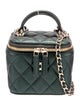 Chanel Mini Top Handle Vanity Case w/ Chain