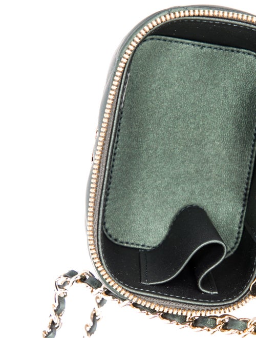 Chanel Mini Top Handle Vanity Case w/ Chain