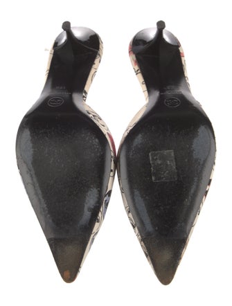 Chanel Interlocking CC Logo Nylon Mules