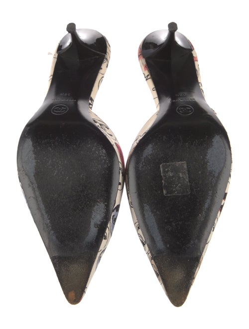 Chanel Interlocking CC Logo Nylon Mules