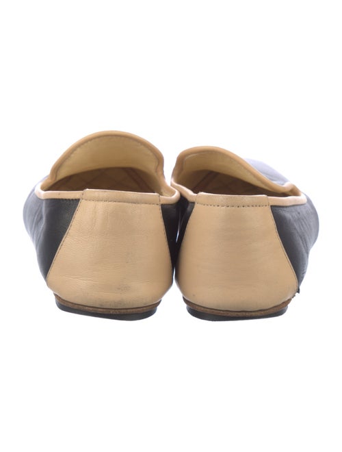 Chanel Interlocking CC Logo Leather Loafers