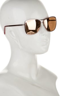 Interlocking CC Logo Aviator Sunglasses