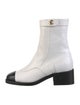 Chanel 2022 Interlocking CC Logo Moto Boots